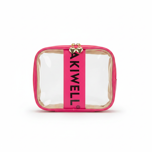 Necessaire Rosa Transparente Akiwell