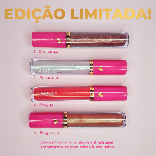 Kit Gloss Harmonia das Cores S.H. - 4 Cores