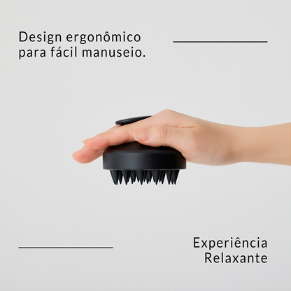 Escova Massageadora para Couro Cabeludo