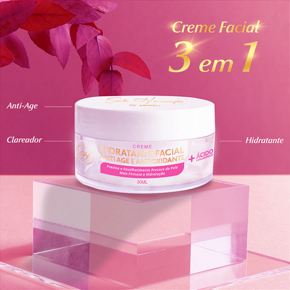 Creme Facial Anti Age Antioxidante Hidratante - Sonia Hernandes