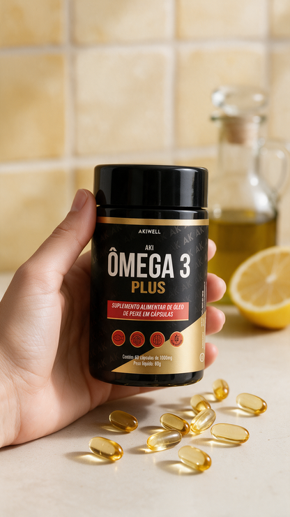 Aki Ômega 3 Plus - 60 cápsulas de 1.000mg