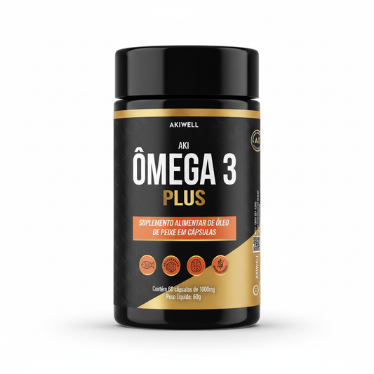 Aki Ômega 3 Plus - 60 cápsulas de 1.000mg